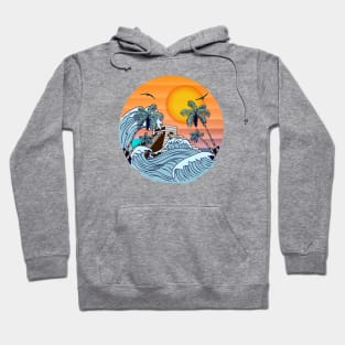 Mayan Surf Sunrise Hoodie